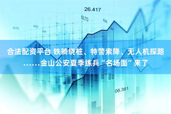 合法配资平台 铁骑绕桩、特警索降、无人机探路……金山公安夏季练兵“名场面”来了